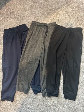 Old Navy boys Athletic Jogger Pants - Black, Gray, Navy